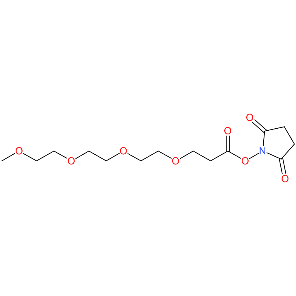 2,5-Dioxopyrrolidin-1-yl 2,5,8,11-tetraoxatetradecan-14-oate
