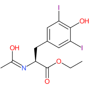 (S)-Ethyl 2-acetamido-3-(4-hydroxy-3,5-diiodophenyl)propanoate