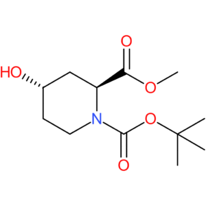 1,2-Piperidinedicarboxylic acid, 4-hydroxy-, 1-(1,1-dimethylethyl) 2-methyl ester, (2S,4S)-