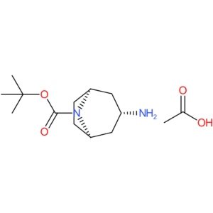 8-Azabicyclo[3.2.1]octane-8-carboxylic acid, 3-amino-, 1,1-dimethylethyl ester, acetate (1:1), (3-exo)-