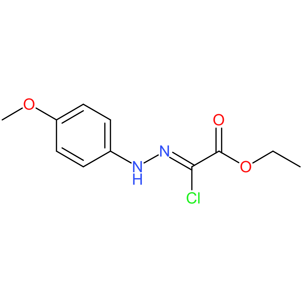 Ethyl 2-chloro-2-(2-(4-methoxyphenyl)hydrazono)acetate