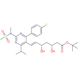 (3R,5S,6E)-7-[4-(4-Fluorophenyl)-6-isopropyl-2-[(methanesulfonyl) methylamino]pyrimidin-5-yl]-3,5-dihydroxyhept-6-enoic acid tert-butyl ester