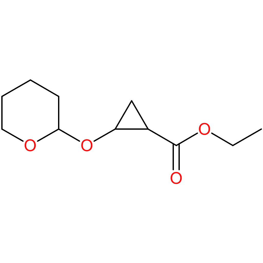 ethyl 2-(tetrahydro-2H-pyran-2-yloxy)cyclopropanecarboxylate