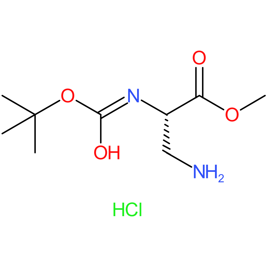 (S)-Methyl 3-amino-2-((tert-butoxycarbonyl)amino)propanoate hydrochloride