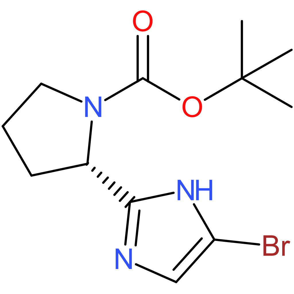 (S)-tert-Butyl 2-(5-bromo-1H-imidazol-2-yl)pyrrolidine-1-carboxylate
