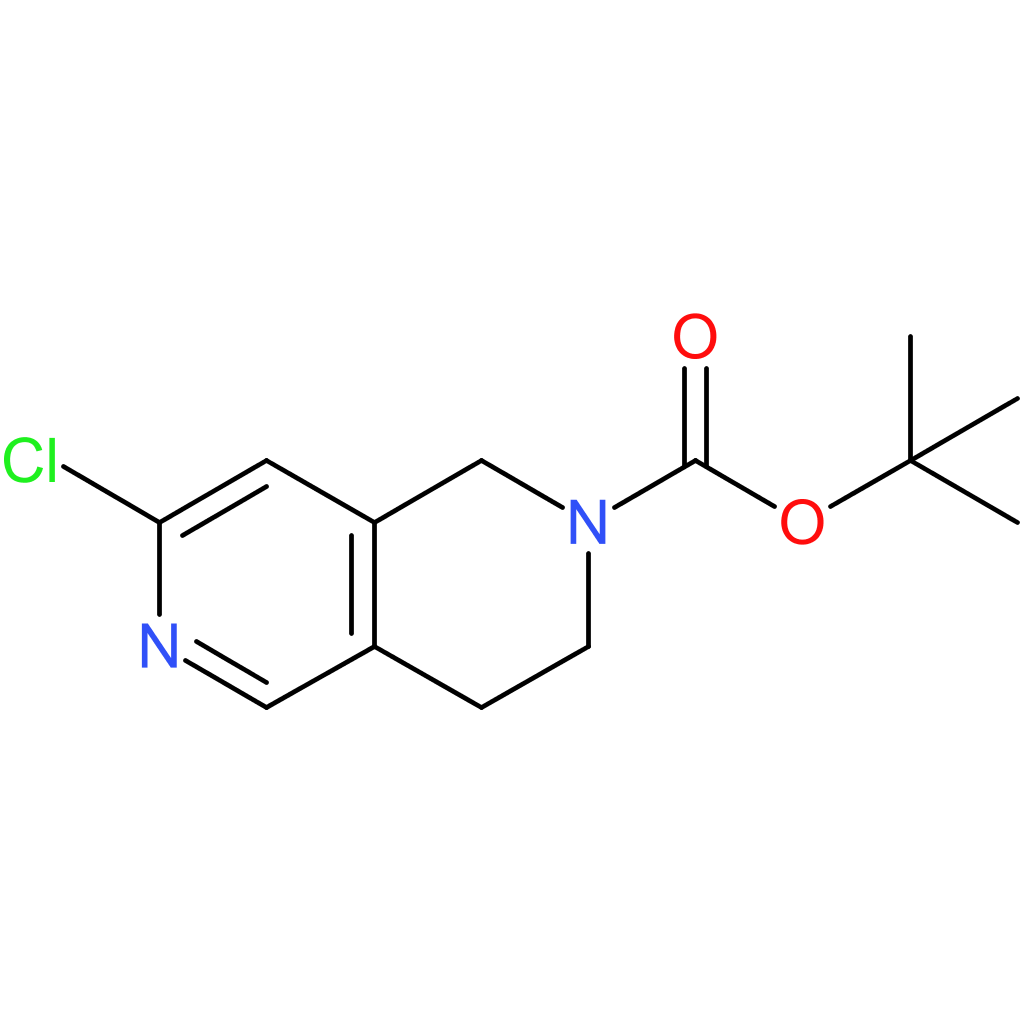 Tert-butyl 7-chloro-3,4-dihydro-2,6-naphthyridine-2(1H)-carboxylate
