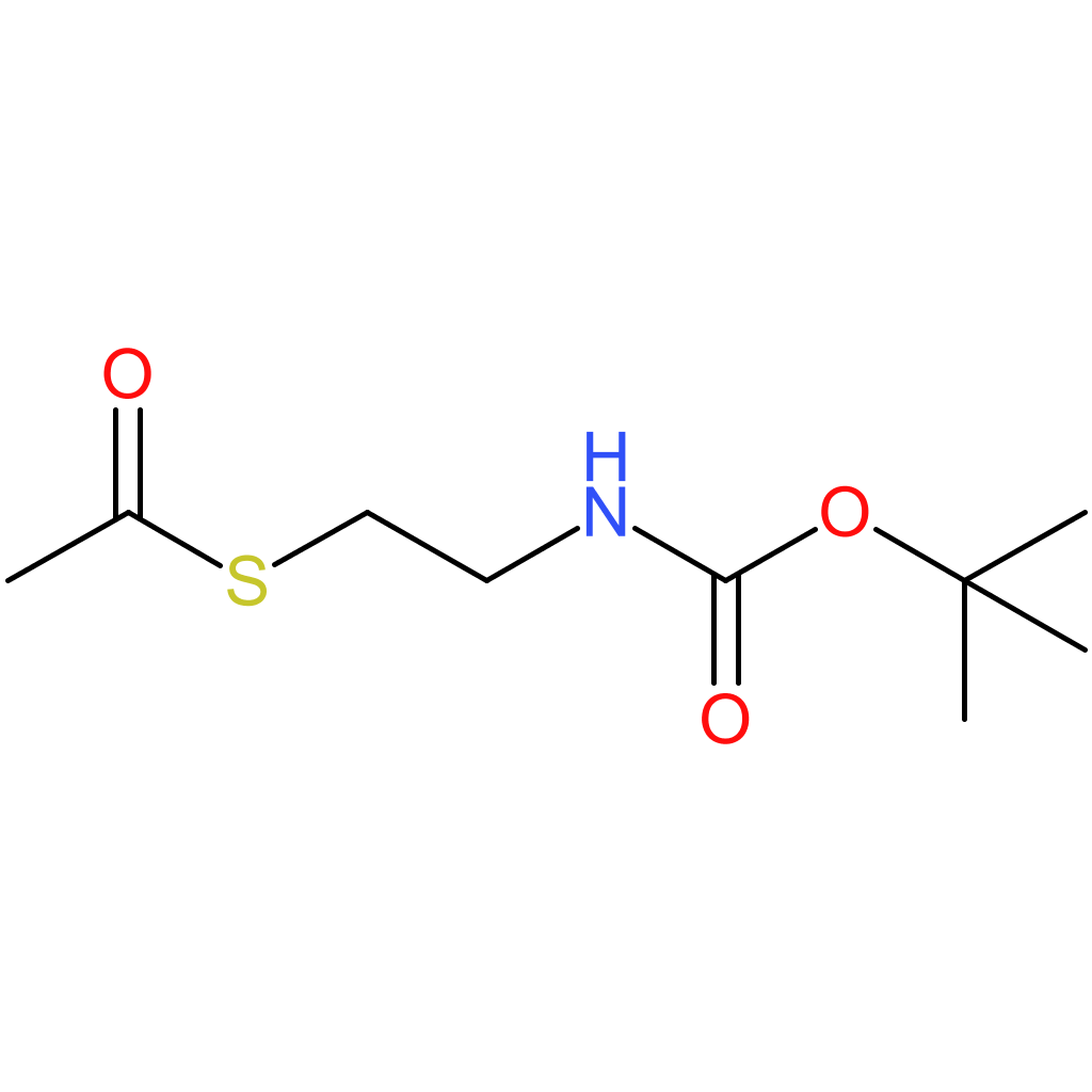 Ethanethioic acid,S-[2-[[(1,1-dimethylethoxy)carbonyl]amino]ethyl] ester