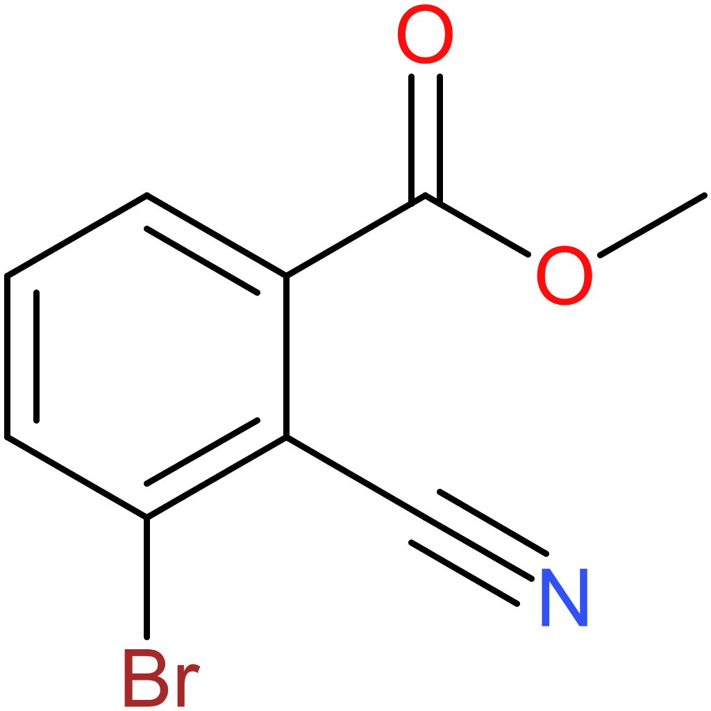 Benzoic acid, 3-broMo-2-cyano-, Methyl ester