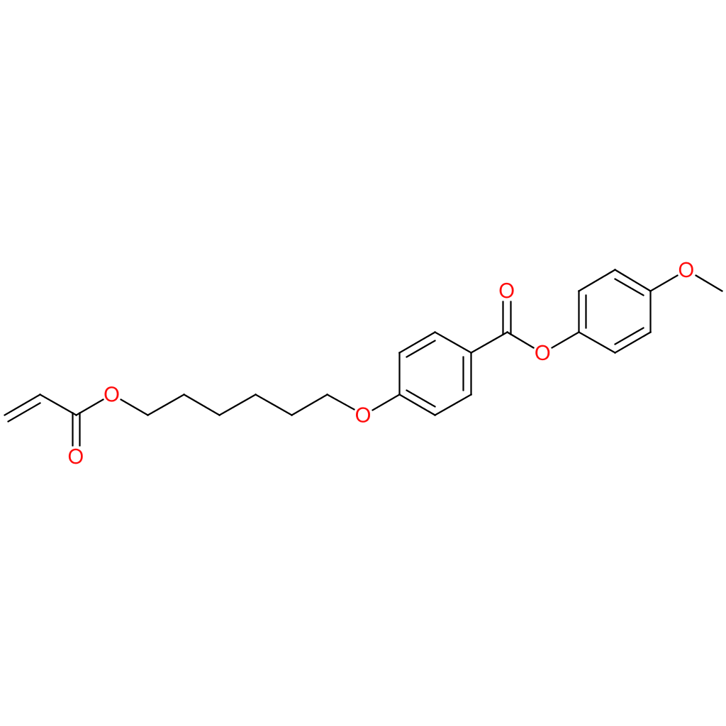 Benzoic acid,4-[[6-[(1-oxo-2-propen-1-yl)oxy]hexyl]oxy]-, 4-methoxyphenyl ester