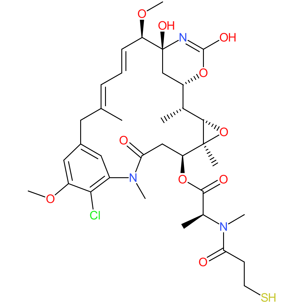 N2-Deacetyl-N2-(3-mercapto-1-oxopropyl)-maytansine(DM1),