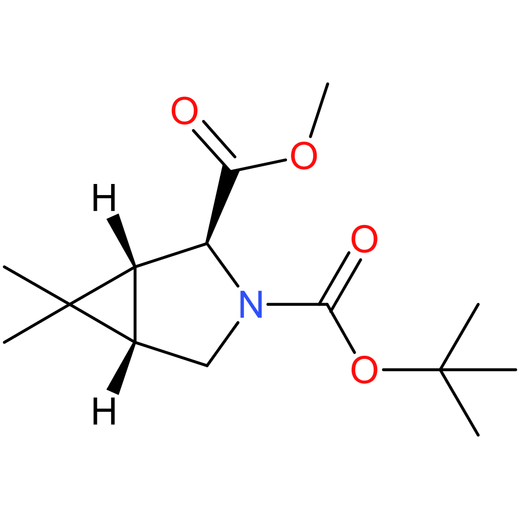 3-tert-butyl 2-methyl (1R,2S,5S)-6,6-dimethyl-3-azabicyclo[3.1.0]hexane-2,3-dicarboxylate