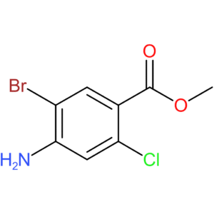 4-Amino-5-bromo-2-chloro-benzoic acid methyl ester
