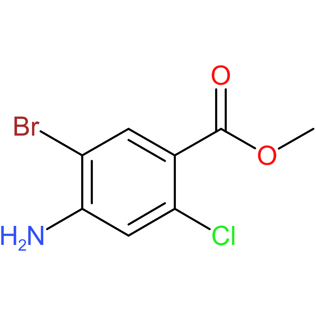 4-Amino-5-bromo-2-chloro-benzoic acid methyl ester