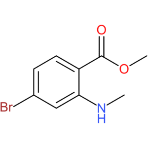 Benzoic acid, 4-bromo-2-(methylamino)-, methyl ester