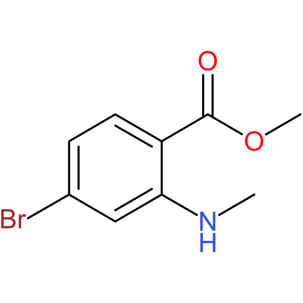 Benzoic acid, 4-bromo-2-(methylamino)-, methyl ester