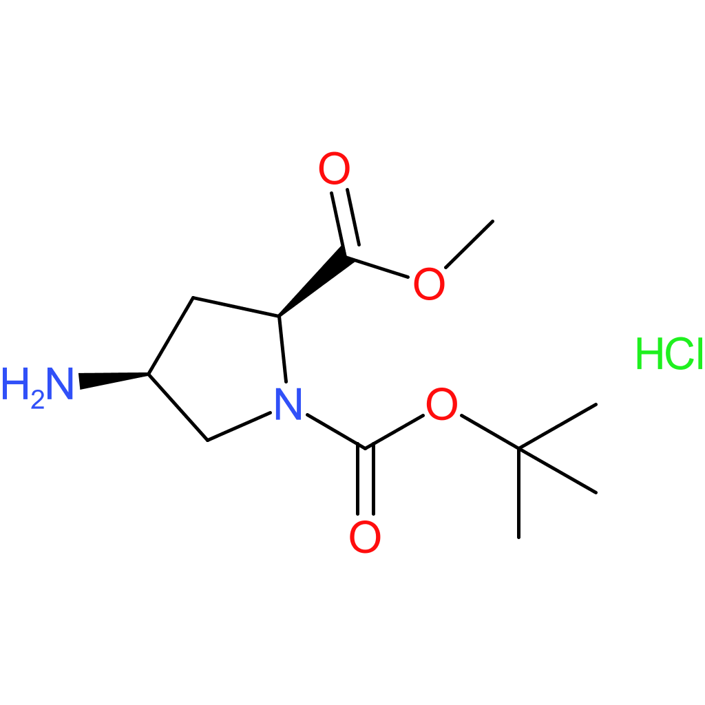 Methyl (2S,4S)-1-Boc-4-aminopyrrolidine-2-carboxylate hydrochloride