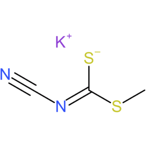 Cyanimidodithiocarbonic acid S-methyl ester S-potassium salt