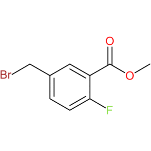 Benzoic acid, 5-(bromomethyl)-2-fluoro-, methyl ester