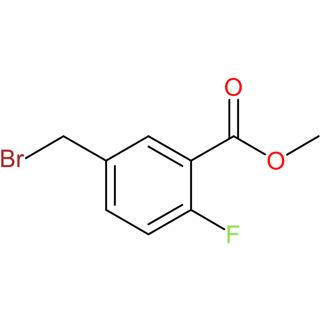Benzoic acid, 5-(bromomethyl)-2-fluoro-, methyl ester