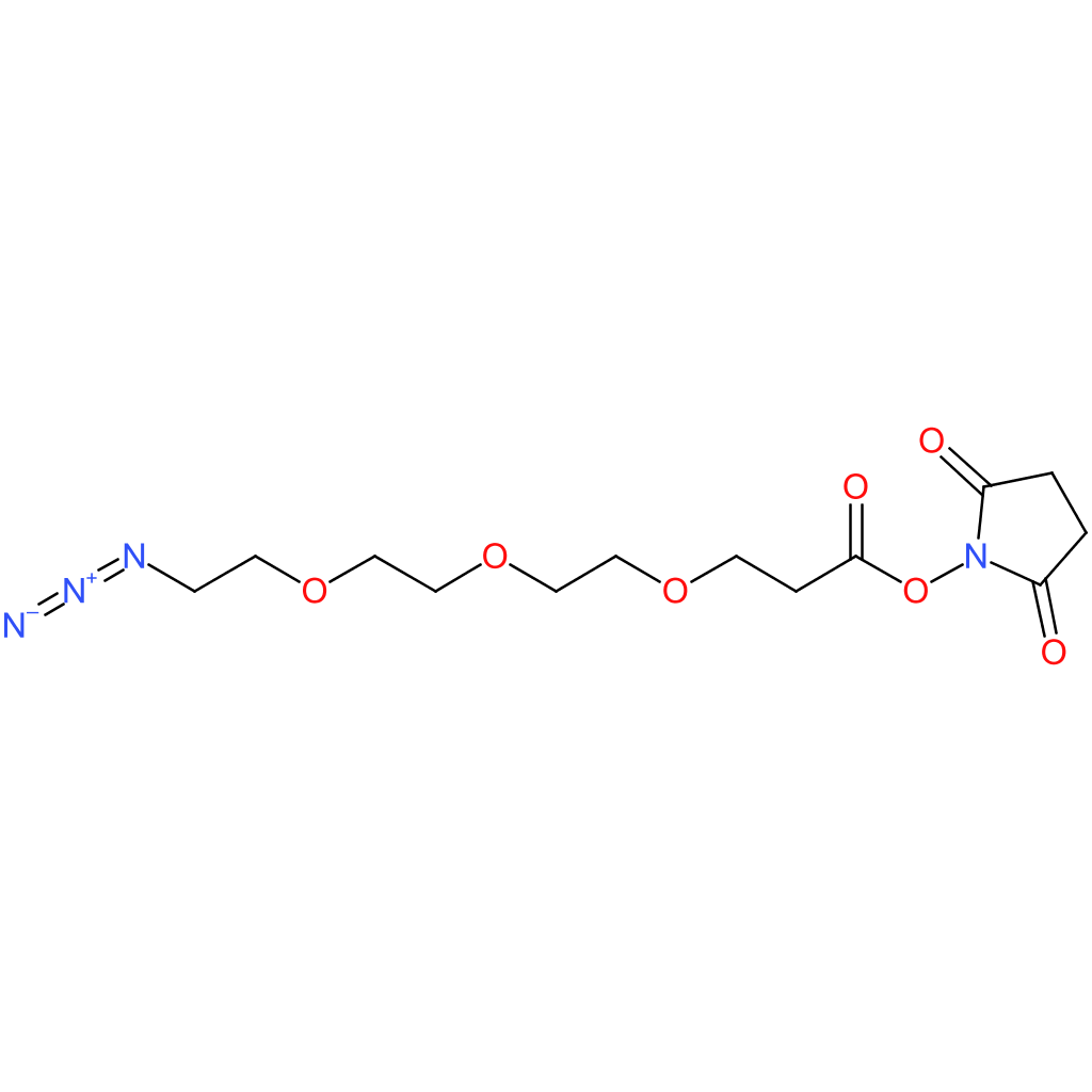 2,5-Dioxopyrrolidin-1-yl 3-(2-(2-(2-azidoethoxy)ethoxy)ethoxy)propanoate