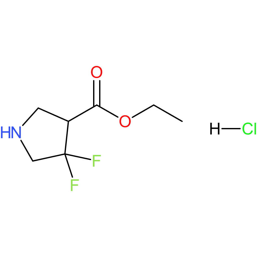 ethyl 4,4-difluoropyrrolidine-3-carboxylate hydrochloride