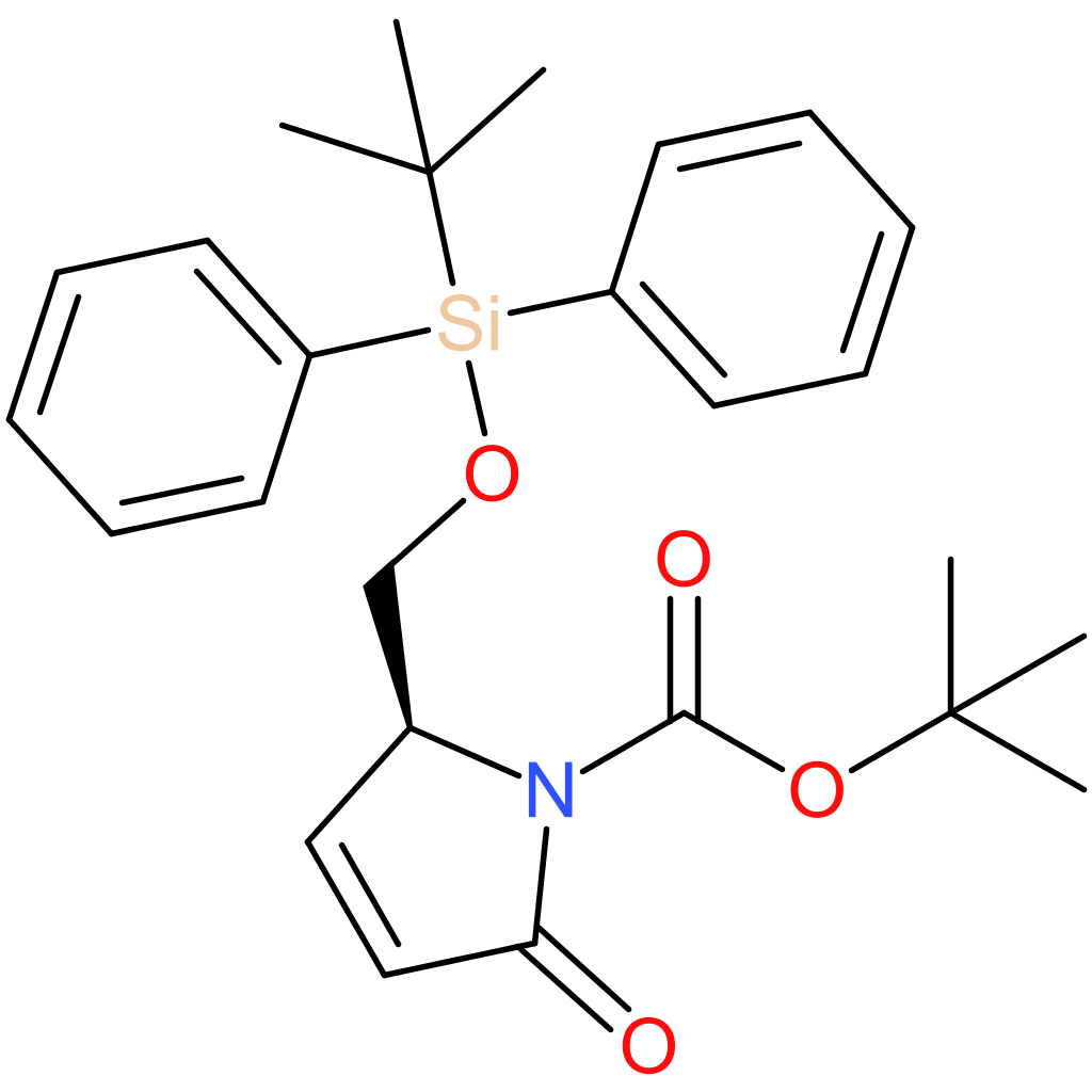 2-methyl-2-propanyl (2s)-2-({[(2-methyl-2-propanyl)(diphenyl)sily L]oxy}methyl)-5-oxo-2,5-dihydro-1h-pyrrole-1-carboxylate