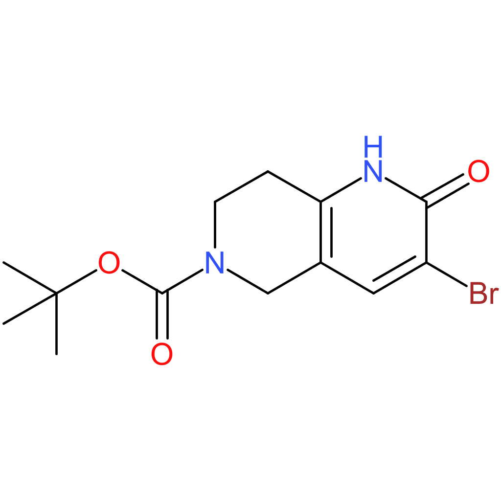 tert-Butyl 3-bromo-2-oxo-1,5,7,8-tetrahydro-1,6-naphthyridine-6(2H)-carboxylate