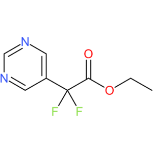 Difluoro-pyrimidin-5-yl-acetic acid ethyl ester