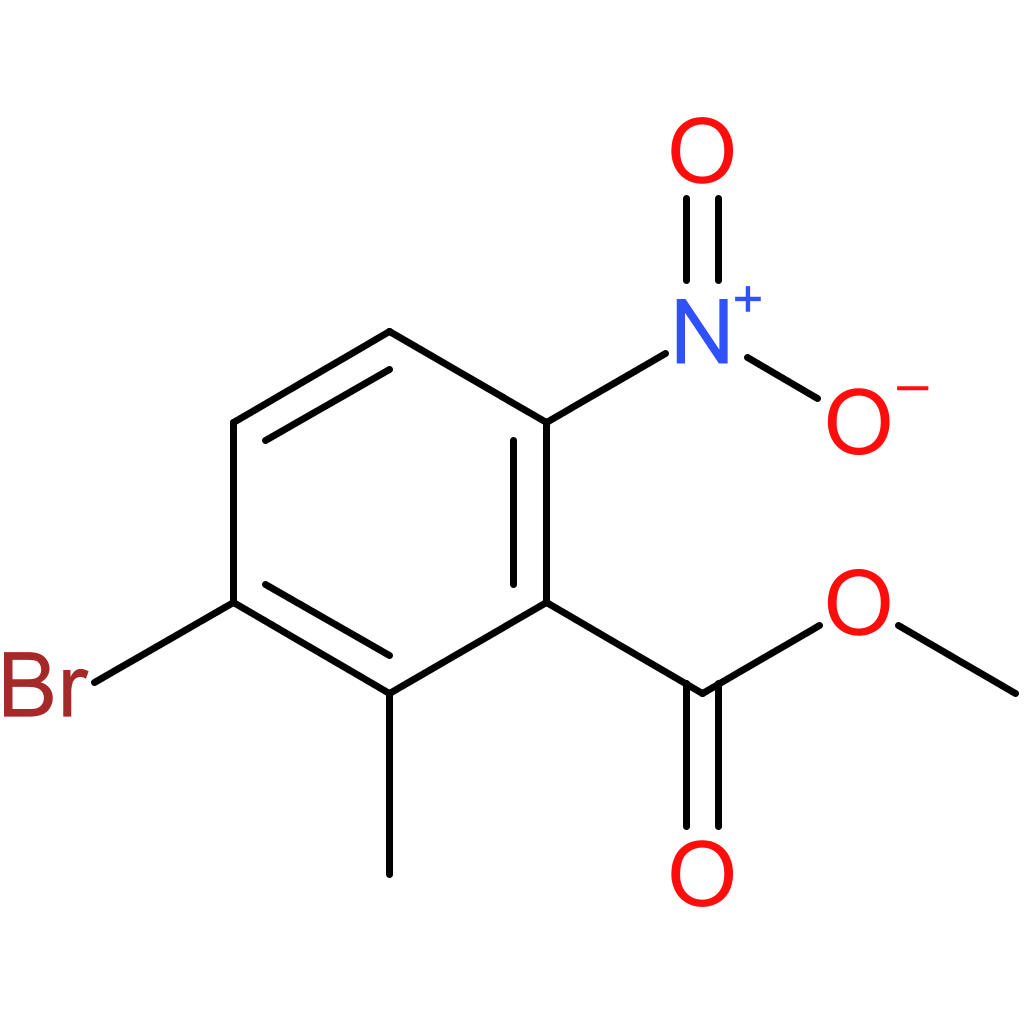 Benzoic acid, 3-bromo-2-methyl-6-nitro-, methyl ester