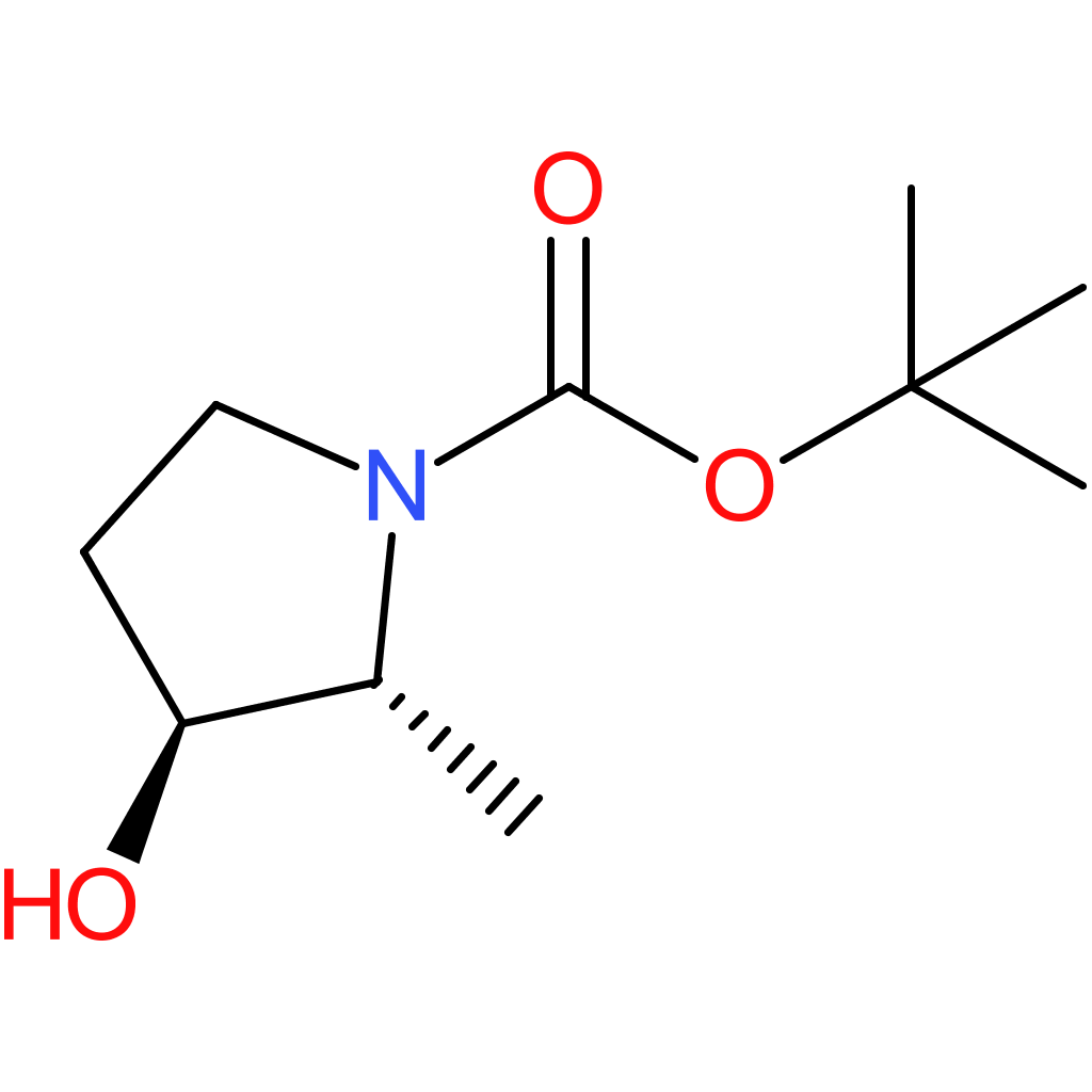 tert-butyl (2R,3S)-3-hydroxy-2-methylpyrrolidine-1-carboxylate