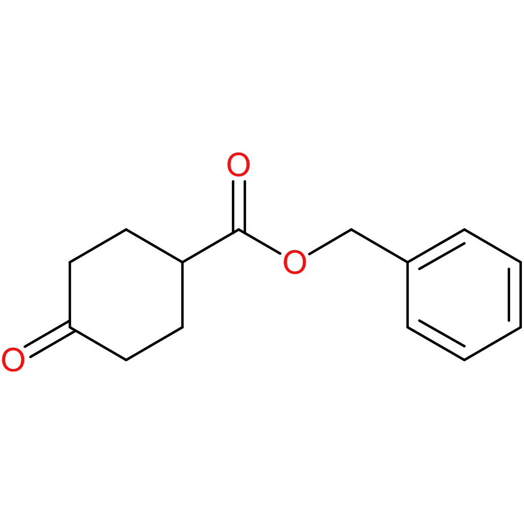 Cyclohexanecarboxylic acid, 4-oxo-, phenylmethyl ester