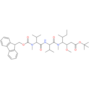 Tert-butyl 4-[[2-[[2-[9H-fluoren-9-ylmethoxycarbonyl(methyl)amino]-3-methylbutanoyl]amino]-3-methylbutanoyl]-methylamino]-3-methoxy-5-methylheptanoate