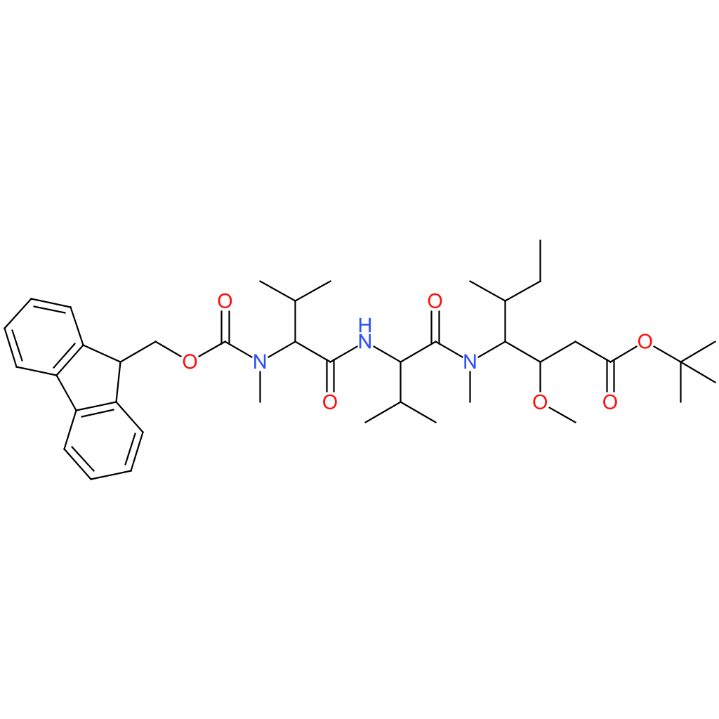 Tert-butyl 4-[[2-[[2-[9H-fluoren-9-ylmethoxycarbonyl(methyl)amino]-3-methylbutanoyl]amino]-3-methylbutanoyl]-methylamino]-3-methoxy-5-methylheptanoate