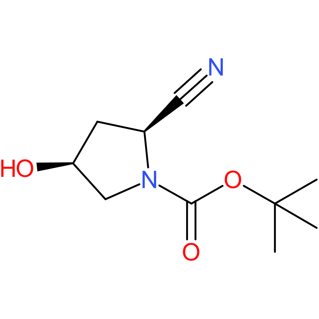 tert-butyl (2s,4s)-2-cyano-4-hydroxypyrrolidine-1-carboxylate