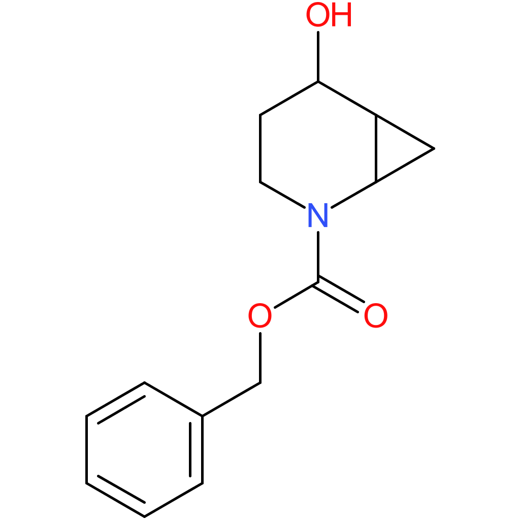 2-Azabicyclo[4.1.0]heptane-2-carboxylic acid, 5-hydroxy-, phenylmethyl ester
