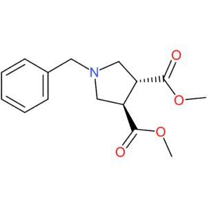 trans-dimethyl 1-benzylpyrrolidine-3,4-dicarboxylate