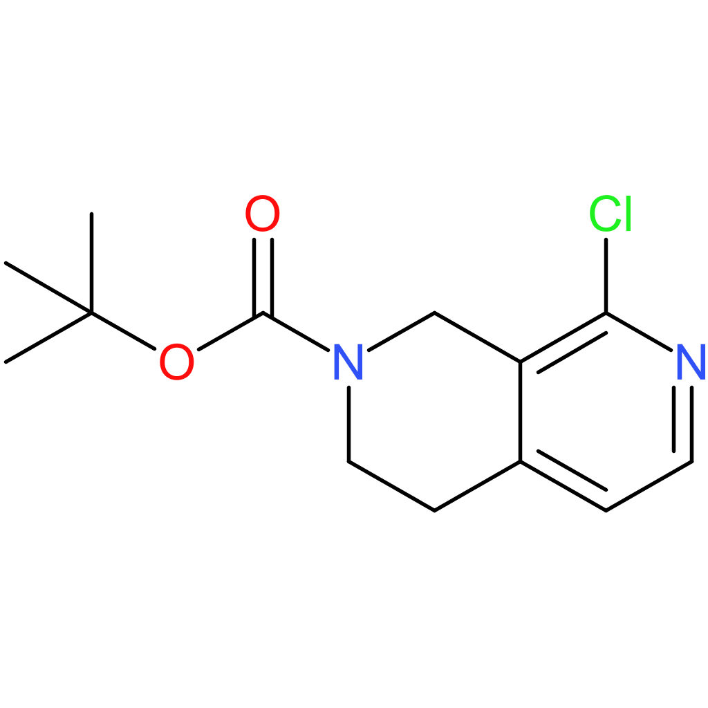tert-butyl 8-chloro-3,4-dihydro-1H-2,7-naphthyridine-2-carboxylate