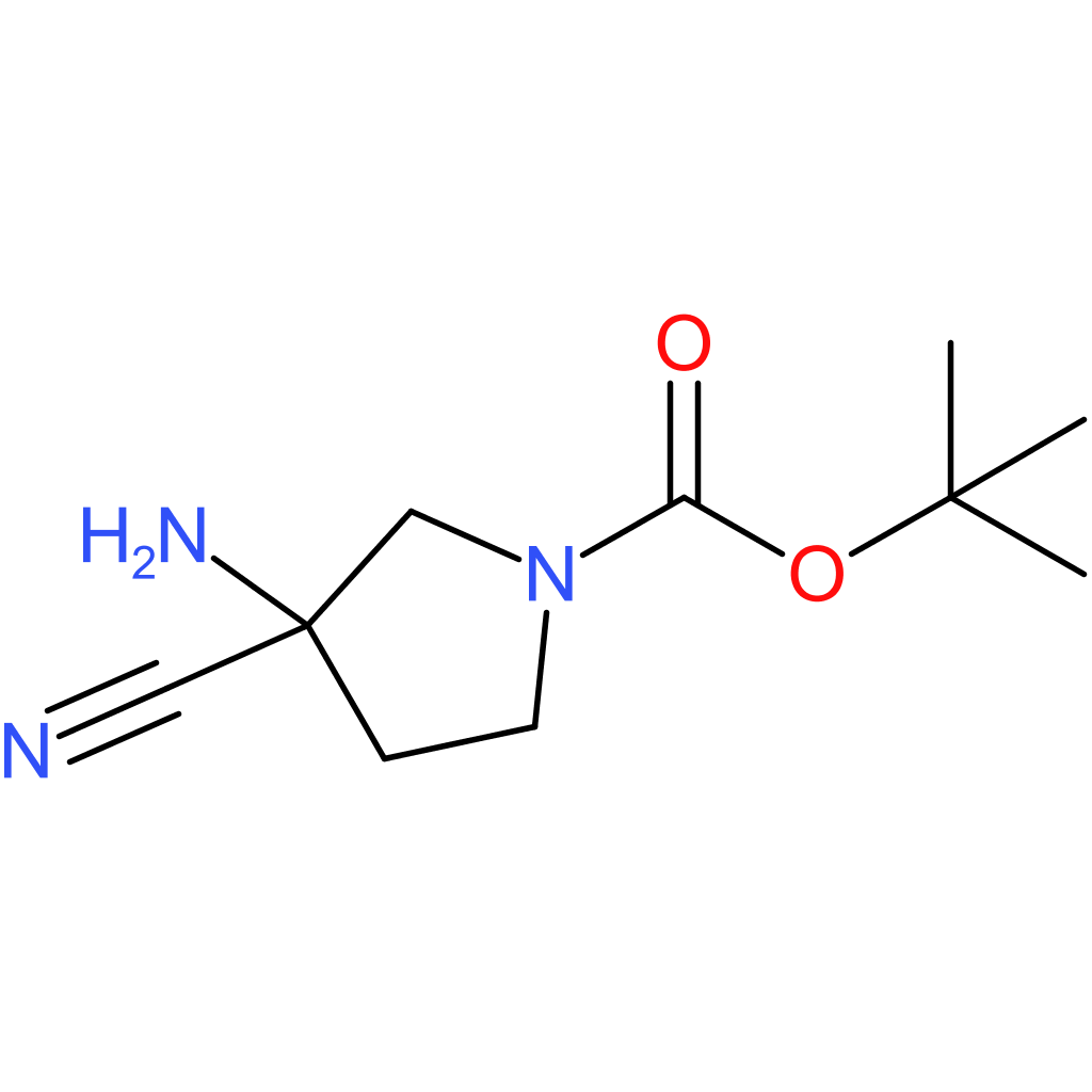 tert-Butyl 3-amino-3-cyanopyrrolidine-1-carboxylate