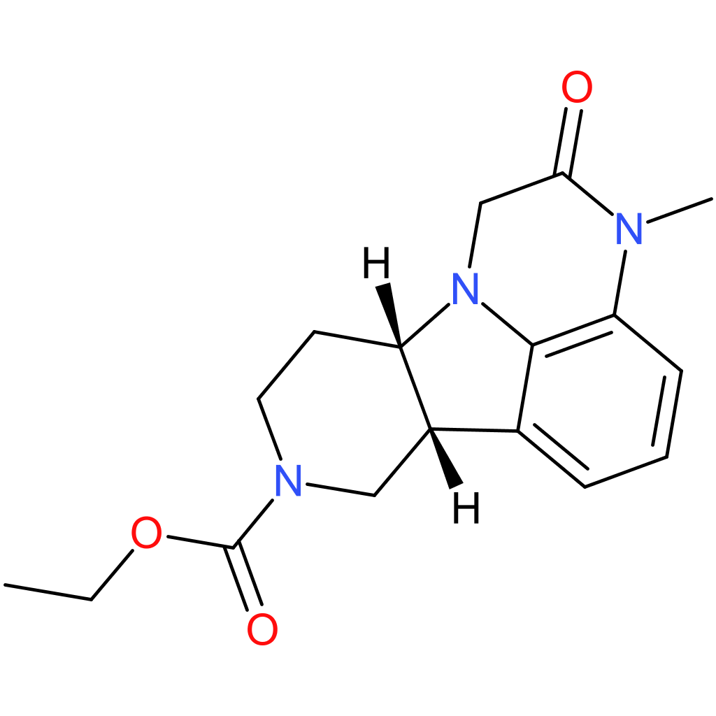 (6Br,10aS)-Ethyl 3-methyl-2-oxo-2,3,6b,7,10,10a-hexahydro-1H-pyrido[3′,4′:4,5]pyrrolo[1,2,3-de]quinoxaline-8(9H)-carboxylate