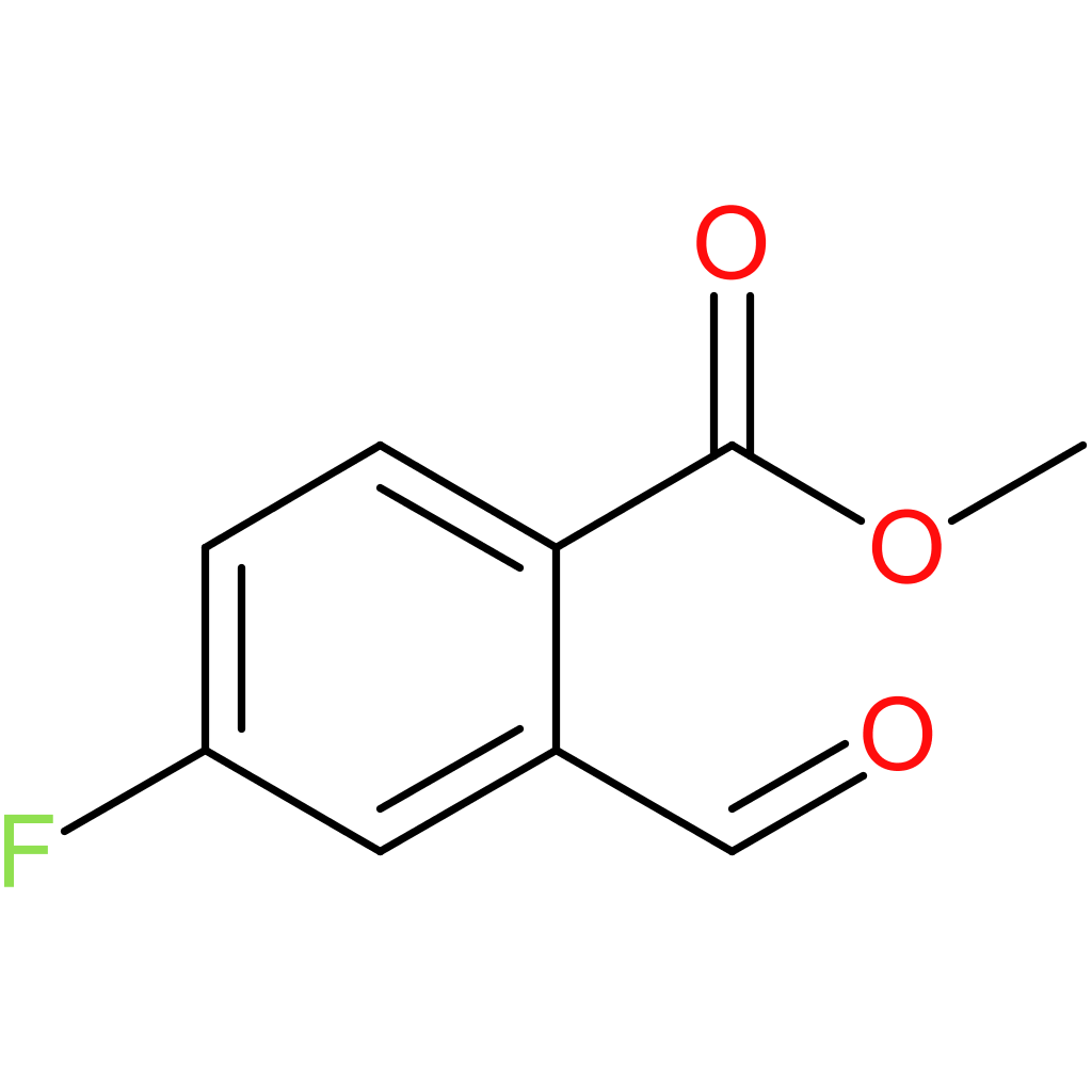 Benzoic acid, 4-fluoro-2-formyl-, methyl ester