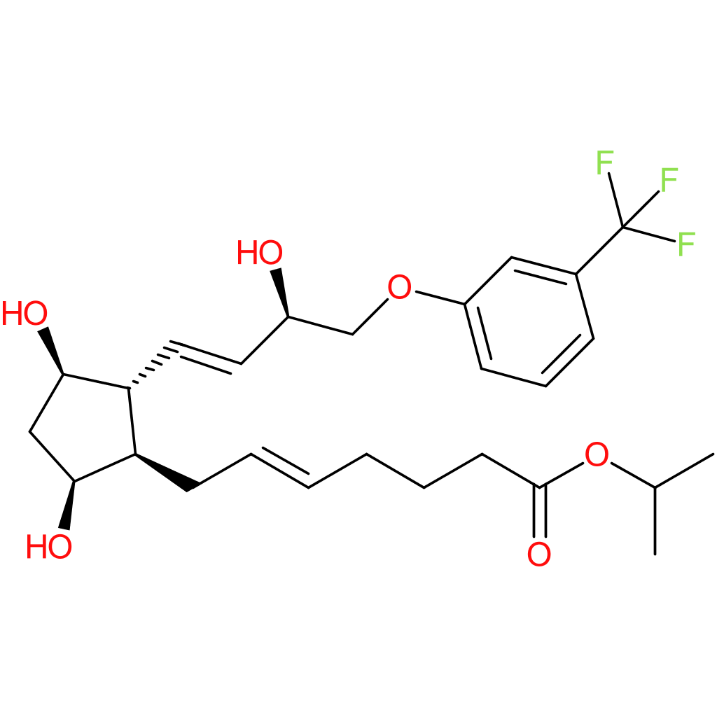 Propan-2-yl 7-[(1R,2R,3R,5S)-3,5-dihydroxy-2-[(E,3R)-3-hydroxy-4-[3-(trifluoromethyl)phenoxy]but-1-enyl]cyclopentyl]hept-5-enoate