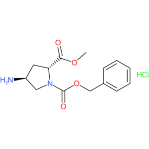 (2R,4S)-1-Benzyl 2-methyl 4-aminopyrrolidine-1,2-dicarboxylate hydrochloride