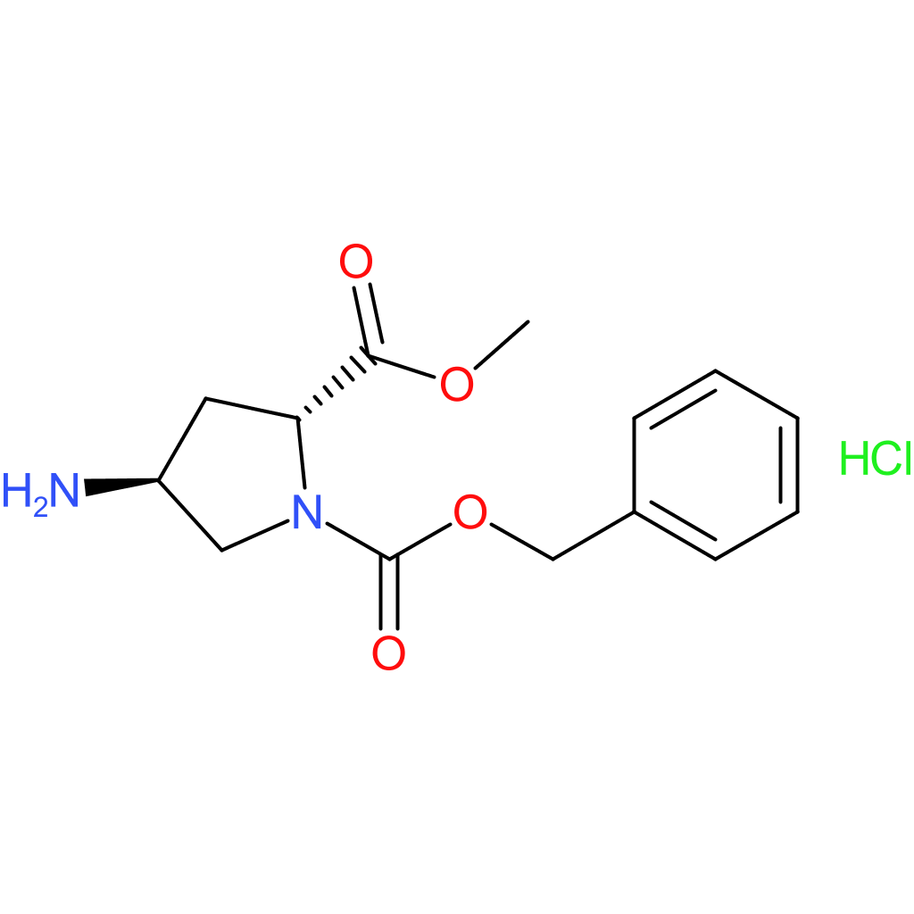 (2R,4S)-1-Benzyl 2-methyl 4-aminopyrrolidine-1,2-dicarboxylate hydrochloride