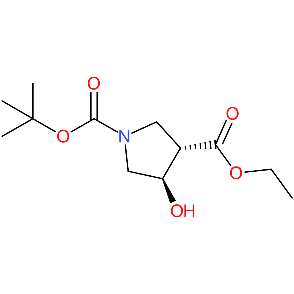 (3S,4R)-1-tert-Butyl 3-ethyl 4-hydroxypyrrolidine-1,3-dicarboxylate