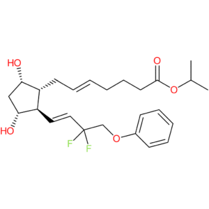 Propan-2-yl 7-[(1R,2R,3R,5S)-2-[(E)-3,3-difluoro-4-phenoxybut-1-enyl]-3,5-dihydroxycyclopentyl]hept-5-enoate