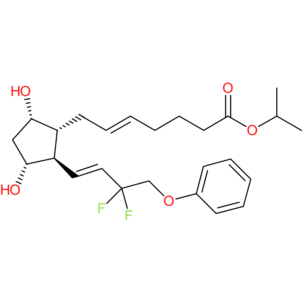 Propan-2-yl 7-[(1R,2R,3R,5S)-2-[(E)-3,3-difluoro-4-phenoxybut-1-enyl]-3,5-dihydroxycyclopentyl]hept-5-enoate