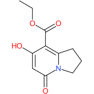 Ethyl 7-hydroxy-5-oxo-1,2,3,5-tetrahydroindolizine-8-carboxylate