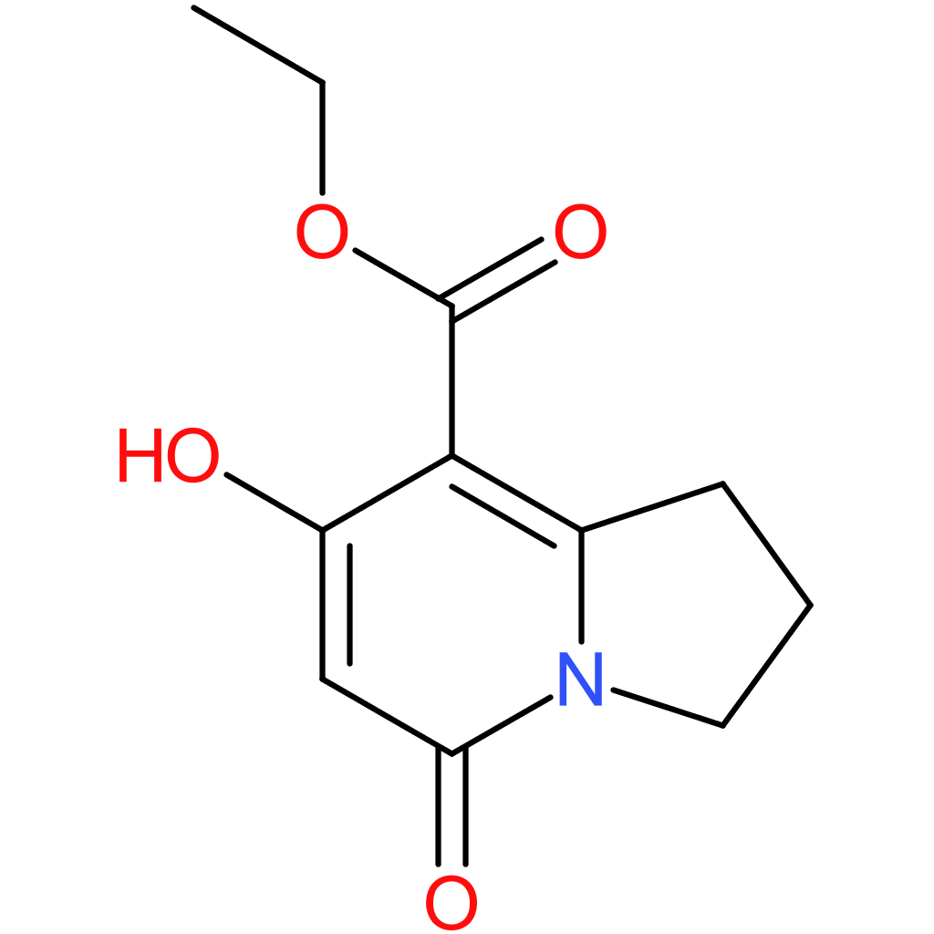 Ethyl 7-hydroxy-5-oxo-1,2,3,5-tetrahydroindolizine-8-carboxylate