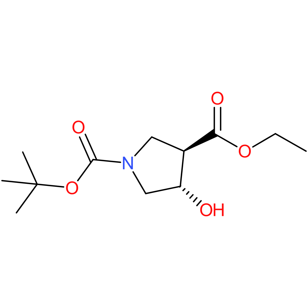 Ethyl trans-1-Boc-4-hydroxypyrrolidine-3-carboxylate
