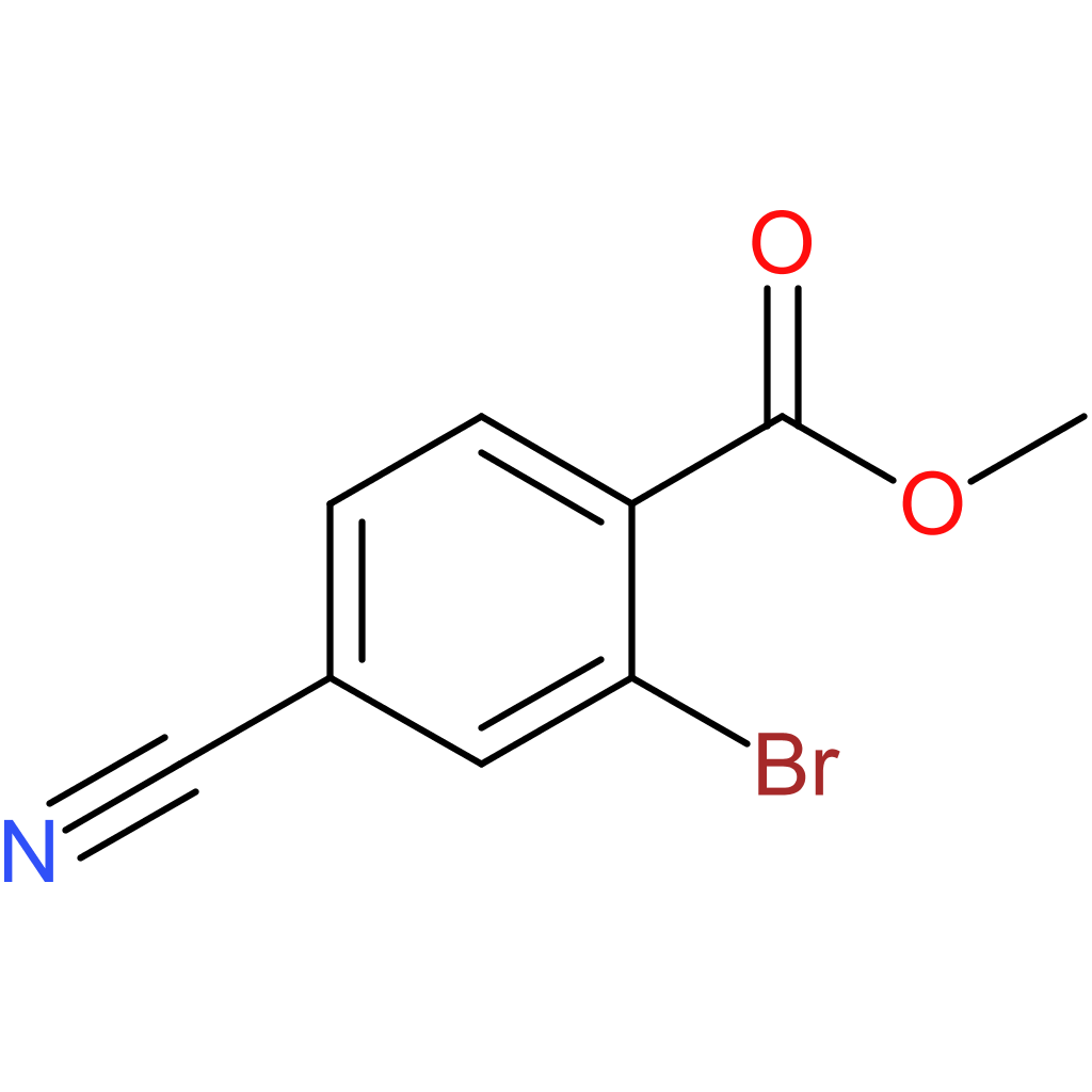 Benzoic acid, 2-bromo-4-cyano-, methyl ester
